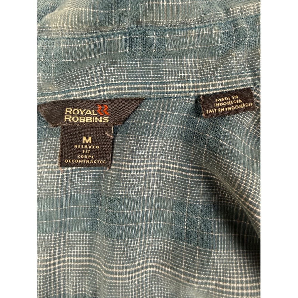 Royal Robbins Outdoorsy Plaid Button Down Modal Blend Relaxed Fit M - Picture 4 of 6